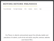 Tablet Screenshot of movingbeyondprejudice.com